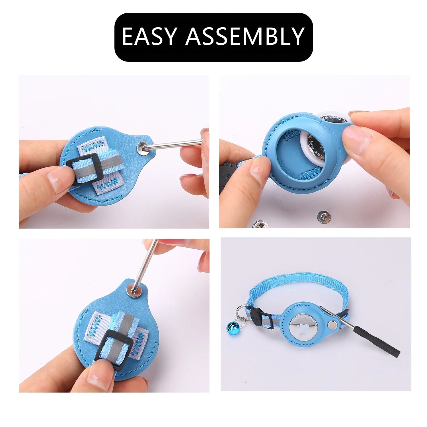 Airtag Case Collar for Cats with Protective Case for anti Lost Locator Tracker Dog Accessories Reflective Pet Collars